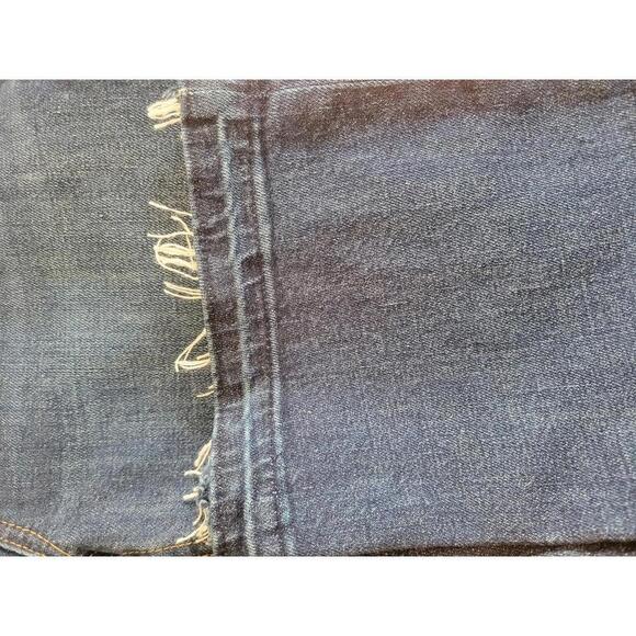 J Crew "Billie" 28 PETITE blue denim demi boot crop jeans - Picture 3 of 6